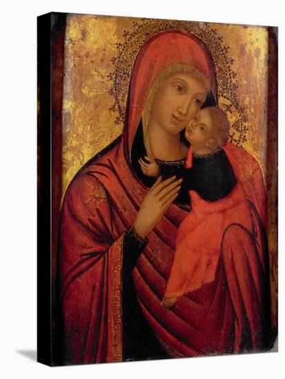 Madonna and Child, C.1650 (Panel)-Veneto-Byzantine-Stretched Canvas