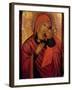 Madonna and Child, C.1650 (Panel)-Veneto-Byzantine-Framed Giclee Print