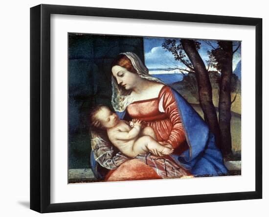 Madonna and Child, C1510-Titian (Tiziano Vecelli)-Framed Giclee Print