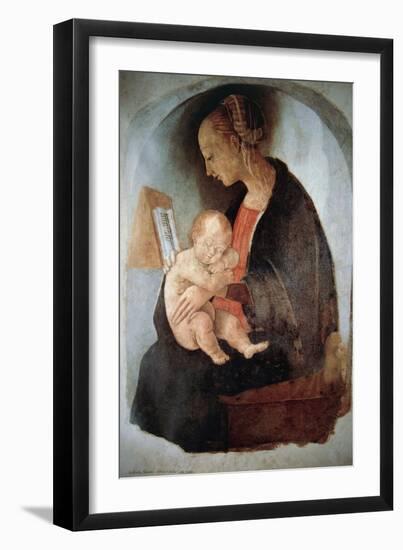 Madonna and Child, Ca 1498-null-Framed Premium Giclee Print