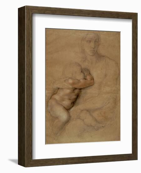 Madonna and Child, circa 1525-Michelangelo Buonarroti-Framed Giclee Print