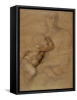 Madonna and Child, circa 1525-Michelangelo Buonarroti-Framed Stretched Canvas