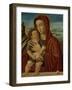 Madonna and Child, Circle of Giovanni Bellini-Giovanni Bellini-Framed Art Print