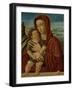 Madonna and Child, Circle of Giovanni Bellini-Giovanni Bellini-Framed Art Print