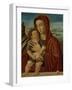 Madonna and Child, Circle of Giovanni Bellini-Giovanni Bellini-Framed Art Print