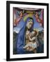 Madonna and Child Crowned by Angels, 1525-29-Lorenzo Lotto-Framed Giclee Print