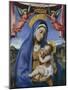 Madonna and Child Crowned by Angels, 1525-29-Lorenzo Lotto-Mounted Giclee Print