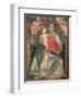 Madonna and Child Crowned by Two Angels, C.1530-Girolamo Romanino-Framed Giclee Print