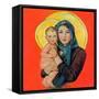 "Madonna and Child,"December 17, 1932-Ellen Pyle-Framed Stretched Canvas