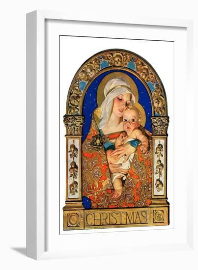 "Madonna and Child,"December 24, 1927-Joseph Christian Leyendecker-Framed Giclee Print