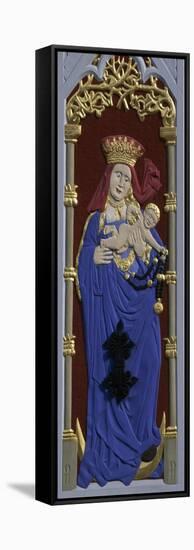 Madonna and Child, Decoration on the House of the Blackheads-null-Framed Stretched Canvas