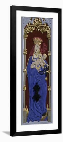 Madonna and Child, Decoration on the House of the Blackheads-null-Framed Giclee Print