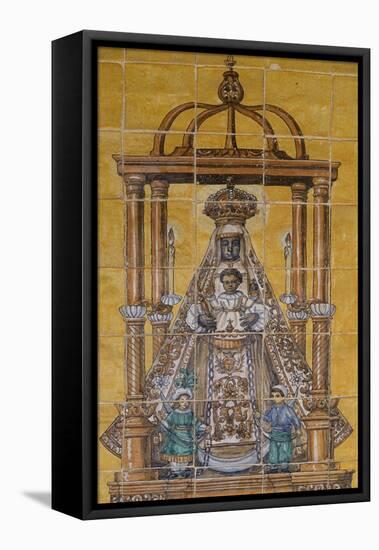 Madonna and Child, Decorative Tiles, Charterhouse of Jerez De La Frontera-Andres De Ribera-Framed Stretched Canvas