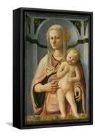 Madonna and Child, Detail, C.1435 (Tempera on Panel)-Fra Filippo Lippi-Framed Stretched Canvas