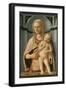 Madonna and Child, Detail, C.1435 (Tempera on Panel)-Fra Filippo Lippi-Framed Giclee Print