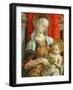 Madonna and Child, Detail from the Sant'Emidio Polyptych, 1473-Carlo Crivelli-Framed Giclee Print