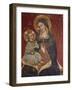 Madonna and Child, Detail of Fresco, Basilica of Santa Caterina D'Alessandria, Galatina, Italy-null-Framed Giclee Print