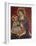 Madonna and Child, Detail of Fresco, Basilica of Santa Caterina D'Alessandria, Galatina, Italy-null-Framed Giclee Print