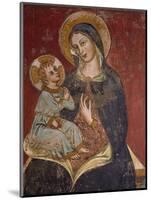 Madonna and Child, Detail of Fresco, Basilica of Santa Caterina D'Alessandria, Galatina, Italy-null-Mounted Giclee Print