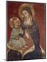 Madonna and Child, Detail of Fresco, Basilica of Santa Caterina D'Alessandria, Galatina, Italy-null-Mounted Giclee Print