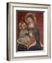 Madonna and Child, Detail of Fresco, Basilica of Santa Caterina D'Alessandria, Galatina, Italy-null-Framed Giclee Print
