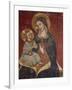 Madonna and Child, Detail of Fresco, Basilica of Santa Caterina D'Alessandria, Galatina, Italy-null-Framed Giclee Print