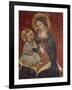 Madonna and Child, Detail of Fresco, Basilica of Santa Caterina D'Alessandria, Galatina, Italy-null-Framed Giclee Print