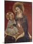 Madonna and Child, Detail of Fresco, Basilica of Santa Caterina D'Alessandria, Galatina, Italy-null-Mounted Giclee Print