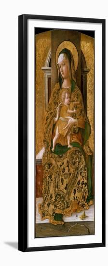 Madonna and Child Enthroned, 1472-Carlo Crivelli-Framed Premium Giclee Print