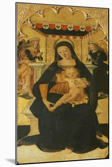 Madonna and Child Enthroned, 1511-null-Mounted Giclee Print