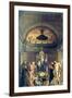 Madonna and Child Enthroned Between Ss. Francis, John the Baptist, Job, Dominic, Sebastian, Louis-Giovanni Bellini-Framed Giclee Print