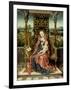 Madonna and Child Enthroned, c.1510-Albrecht Bouts-Framed Giclee Print