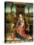 Madonna and Child Enthroned, C. 1510-Aelbrecht Bouts-Stretched Canvas