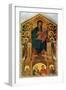 Madonna and Child Enthroned, circa 1280-85-Cimabue-Framed Giclee Print