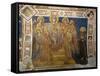 Madonna and Child Enthroned with Angels and St Francis of Assisi-Giovanni Cimabue-Framed Stretched Canvas