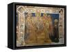 Madonna and Child Enthroned with Angels and St Francis of Assisi-Giovanni Cimabue-Framed Stretched Canvas