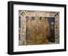 Madonna and Child Enthroned with Angels and St Francis of Assisi-Giovanni Cimabue-Framed Giclee Print