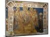 Madonna and Child Enthroned with Angels and St Francis of Assisi-Giovanni Cimabue-Mounted Giclee Print