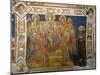 Madonna and Child Enthroned with Angels and St Francis of Assisi-Giovanni Cimabue-Mounted Premium Giclee Print