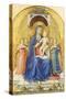Madonna and Child Enthroned with Angels-null-Stretched Canvas