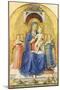 Madonna and Child Enthroned with Angels-null-Mounted Giclee Print