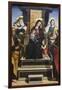 Madonna and Child Enthroned with Saints, Altarpiece-Raphael-Framed Art Print