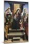 Madonna and Child Enthroned with Saints, Altarpiece-Raphael-Mounted Art Print