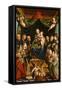 Madonna and Child Enthroned with Saints and Donors, 1552-Bernardino Lanino-Framed Stretched Canvas