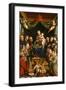 Madonna and Child Enthroned with Saints and Donors, 1552-Bernardino Lanino-Framed Giclee Print