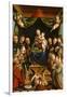 Madonna and Child Enthroned with Saints and Donors, 1552-Bernardino Lanino-Framed Giclee Print