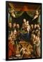 Madonna and Child Enthroned with Saints and Donors, 1552-Bernardino Lanino-Framed Giclee Print