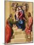 Madonna and Child Enthroned with Saints Mary Magdalen and John the Baptist, c.1523-Giuliano Bugiardini-Mounted Giclee Print