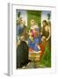 Madonna and Child Enthroned with Saints Peter-Piero di Cosimo-Framed Giclee Print