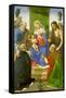 Madonna and Child Enthroned with Saints Peter-Piero di Cosimo-Framed Stretched Canvas